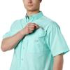 Columbia Men's Standard Bonehead Short Sleeve Shirt, Gulf Stream, X-Large view 3