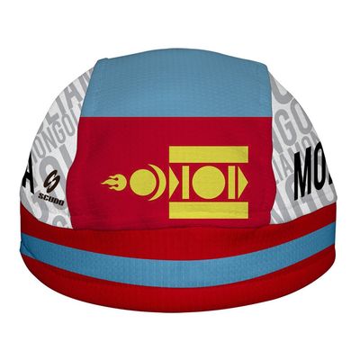 Mongolia Flag ScudPro Skullcap White