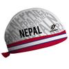 Nepal Flag ScudPro Skullcap White view 2