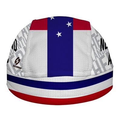 Netherland Antilles Flag ScudPro Skullcap White