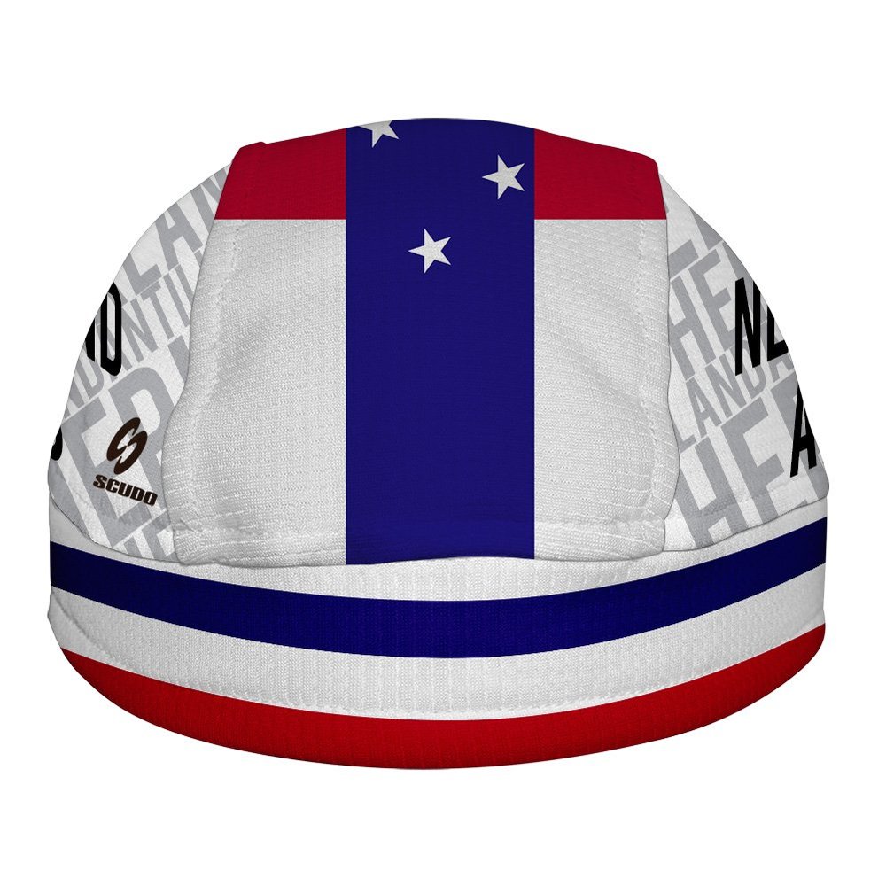 Netherland Antilles Flag ScudPro Skullcap White