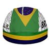 Brazil Flag ScudPro Skullcap White