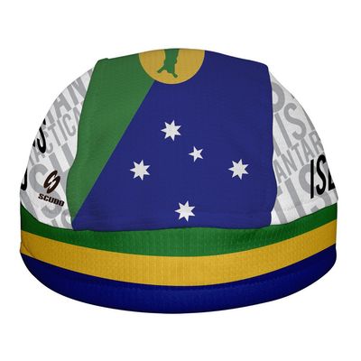 Christmas Island Flag ScudPro Skullcap White