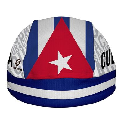 ScudoPro Cuba Flag ScudPro Skullcap White