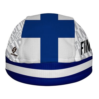 Finland Flag ScudPro Skullcap White
