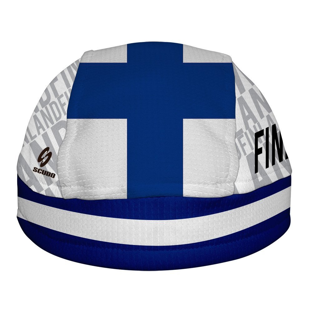 Finland Flag ScudPro Skullcap White