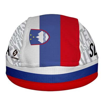 Slovenia Flag ScudPro Skullcap White