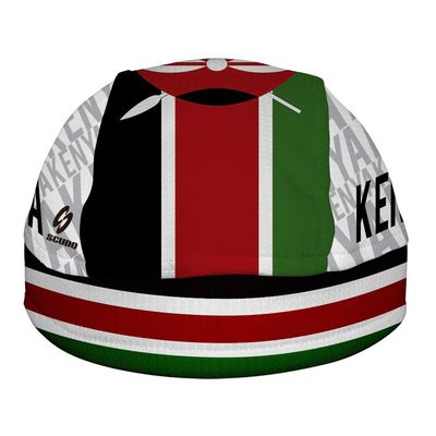 Kenya Flag ScudPro Skullcap White