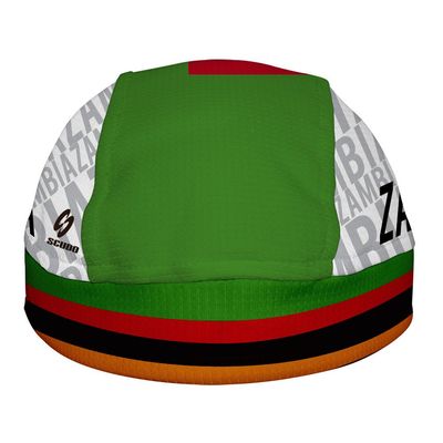 Zambia Flag ScudPro Skullcap White