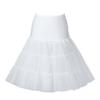Boolavard TM 50's Petticoat Underskirt Retro Vintage Swing 1950's Rockabilly White, Black, Blue, Pink, Red Resealable Bag (Large/X-Large 16-22, White) view 1