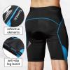 Santic Cycling Men's Shorts Biking Bicycle Bike Pants Half Pants 4D Coolmax Padded Blue XS view 4
