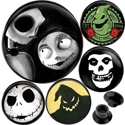 MoDTanOiz 5/8 Gauge Gauges 5/8 16mm Ear Plugs Plug Flesh Tunnels Tunnel 2g 0g 00g 0 00 1/2 Weight Men Women Ears Steel Stone Wood Earrings Silicone Black 00 gauge 5/8 16mm