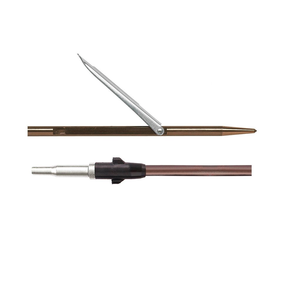 Mares PNG Tahitian Shaft 7 (423259) | 7mm Diameter 17-4PH Stainless Steel Single-Fin Pneumatic Speargun Shaft | Fits Force, Cyrano 1.1 / HFT Spear Guns, 132 cm