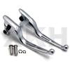 XKH- Chromed Brake Clutch Hand Levers Compatible with 2008-2013 Touring and Trike 2014-later FLHR and FLHRC (DOES NOT fit models equipped with hydraulic clutch [B019RBMCSU] view 1