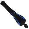 Andux 3 Pack Long Neck Golf Hybrid Club Head Covers Dial No. Tag CTMT-01 Black/Blue view 3