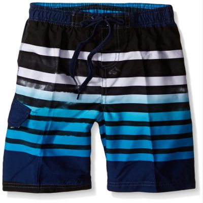 Kanu Surf Little Boys Reflection Quick Dry Beach Swim Trunk, Reflection Navy, Small (4)