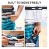 Kanu Surf Little Boys Reflection Quick Dry Beach Swim Trunk, Reflection Navy, Small (4) view 4