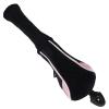 Andux 2 Pack Long Neck Golf Hybrid Club Head Covers Dial No. Tag CTMT-01 Black/Pink view 3