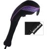 Andux 2 Pack Long Neck Golf Hybrid Club Head Covers Dial No. Tag CTMT-01 Black/Purple view 4