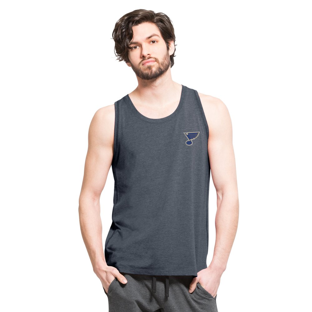 '47 NHL St. Louis Blues Men's Overload Tank Top, Small, Shift Navy