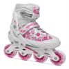 Roces Children's Compy 8.0 Girls Inline Skates, Adjustable Roller Skates, White and Violet view 3