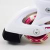 Roces Children's Compy 8.0 Girls Inline Skates, Adjustable Roller Skates, White and Violet view 4