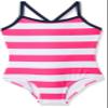 Kanu Surf Girls' Little Layla One Piece Swimsuit, Pink, 6 view 1