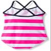 Kanu Surf Girls' Little Layla One Piece Swimsuit, Pink, 6 view 2