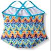 Kanu Surf Little Girls' Toddler Candy One Piece Swimsuit, Blue, 4T view 2