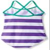Kanu Surf Girls' Little Layla One Piece Swimsuit, Purple, 5 view 2