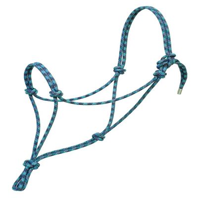 Silvertip Weaver Leather No. 95 Rope Halter,Pacific Blue/Navy/Turquoise,Small,35-9504-W33