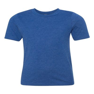 Next Level Apparel Boy's Cotton/Poly CVC Crew - 3312, Royal, Large