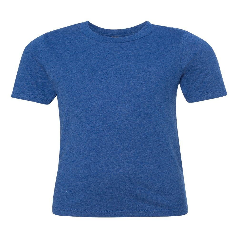 Next Level Apparel Boy's Cotton/Poly CVC Crew - 3312, Royal, Large