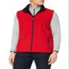 Result Mens Core Printable Softshell Bodywarmer (S) (Red / Black) view 1