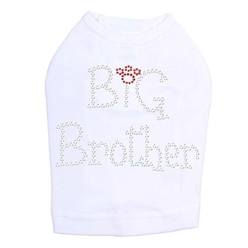 Big Brother Dog Shirt White 4X Large