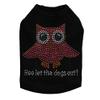 Pink Owl with Hoo Let The Dogs Out? Dog Shirt 3XL Black view 1