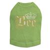Queen Bee Dog Shirt M Lime Green view 1