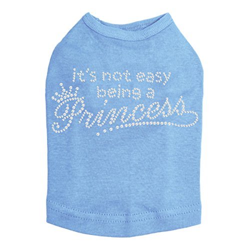 It's Not Easy Being a Princess Dog Shirt 4XL Blue