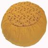 Boon Decor Meditation Cushion Buckwhet Zafu Pillow - Pre-Washed Cotton - Mustard Vine view 1