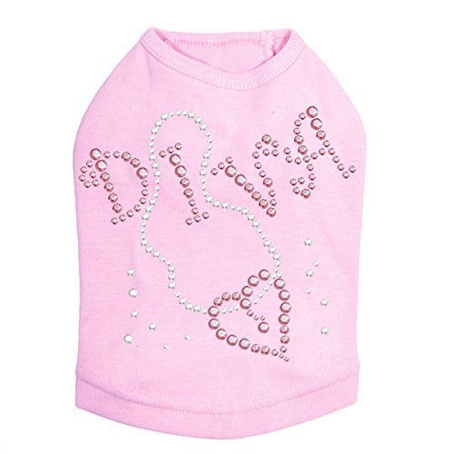 Diva with Necklace Dog Shirt S Pink