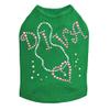 Diva with Necklace Dog Shirt M Kelly Green view 1