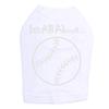 It's All About Baseball Dog Shirt 4XL White view 1