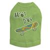 Hot Dog - Skateboard Dog Shirt L Lime Green view 1
