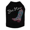 Boot (Pink & Turquoise) w/Yee Haw Dog Shirt 4XL Black view 1