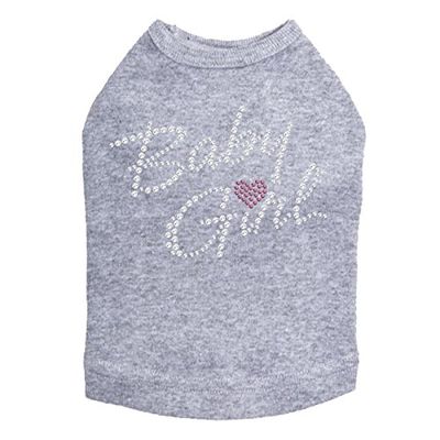 Baby Girl Dog Shirt XXS Gray
