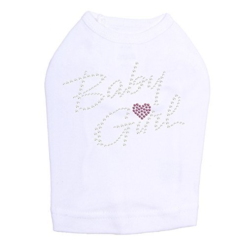 Baby Girl Dog Shirt L White