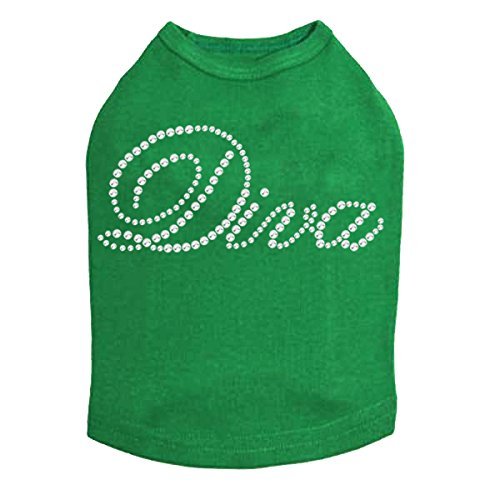 Diva Dog Shirt L Kelly Green