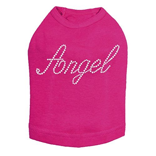 Angel Dog Shirt XS Fuchsia