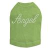 Angel Dog Shirt M Lime Green view 1