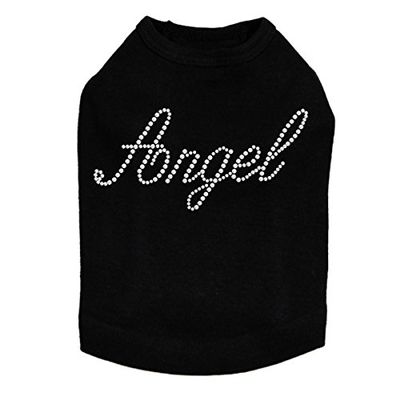 Angel Dog Shirt XL Black